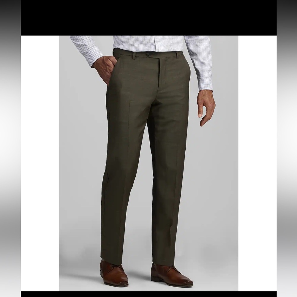 Jos A Bank men’s traveler cotton tailored fit pants 34 x 32